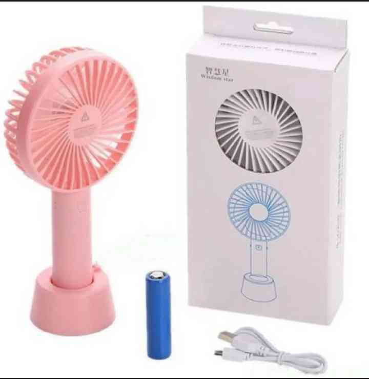 1748626233386_photo.jpg আকর্ষণীয় অফারে USB Mini Rechargeable Fan - Image 1