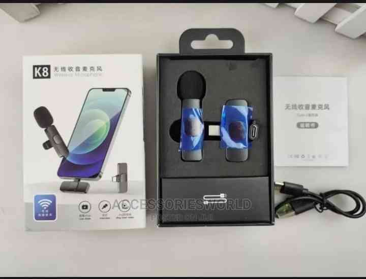 1748627421611_photo.jpg K8Wireless Microphone তারবিহীন মাইক্রোফোন - Image 2
